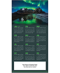 Calendar Cards: Northern Lights Calendar Card